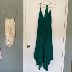 Emerald Green Midi Dress